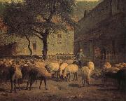Jean Francois Millet Sheep oil painting reproduction